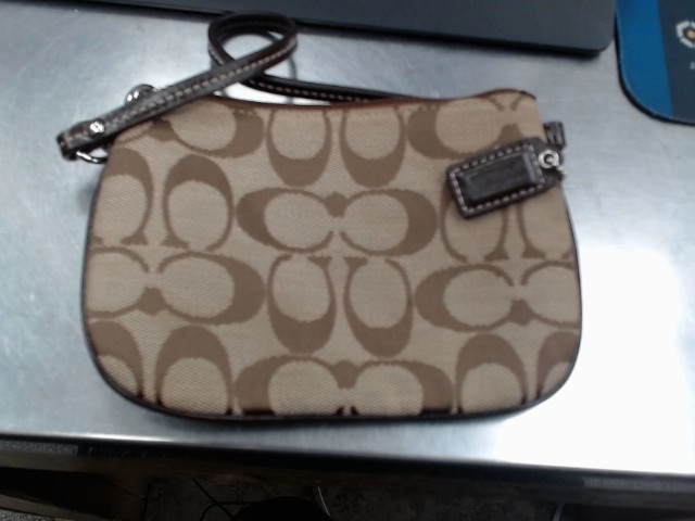 Coach corner zip wristlet
