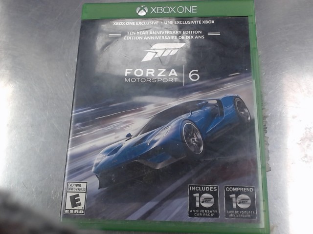 Forza motorsport 6 ten year edition xbox