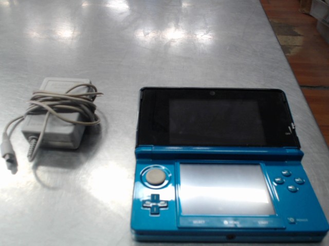 Nitendo 3ds bleu avec fils