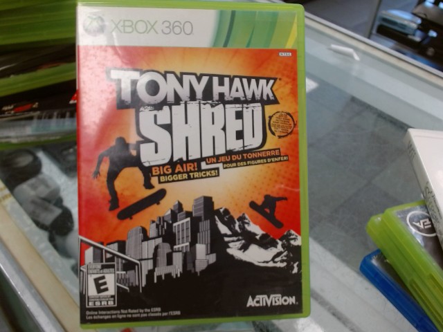 Tony hawk shred