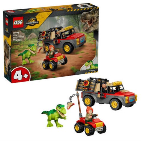 Young t rex transport truck