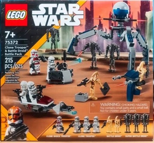 Clone trooper&battle droid battle pack