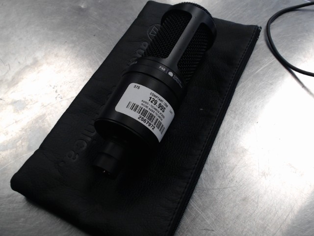 Micro professionnel prise xlr+etui