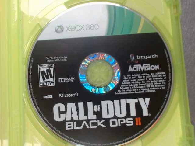 Black ops ii (pas de pochette)