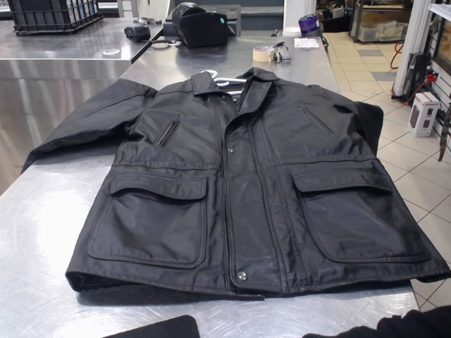 Manteau de cuir