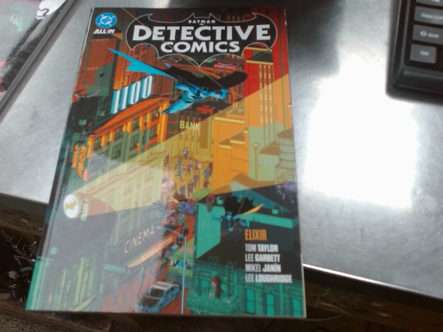 Batman in detective comic all in elixir