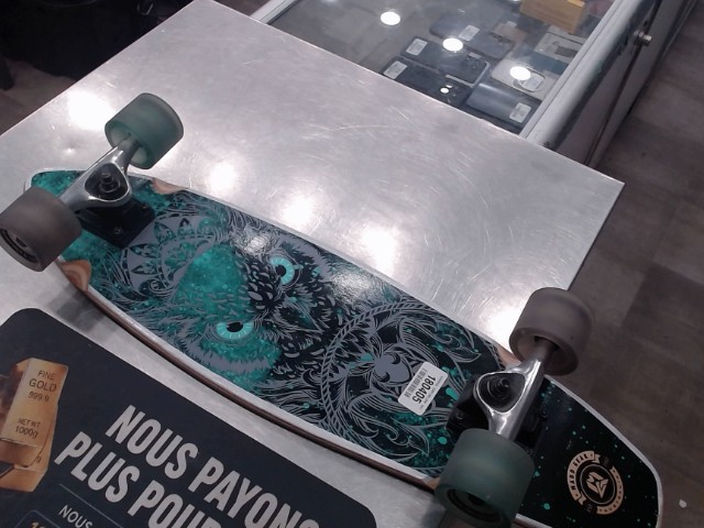 Skeat vert turquoise + hibou