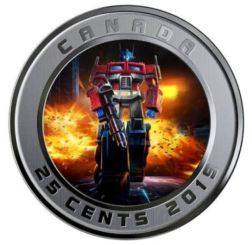 Canada 25cents 2019 trabsformers