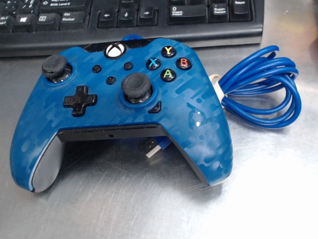 Manette bleu avec fil pour xbox one