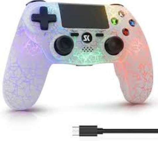 Manette ps4 fake blanche