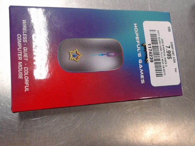 Petit souris sans fills neuf en boite