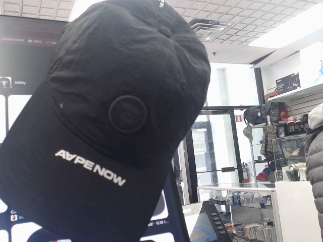 Casquette noir bape