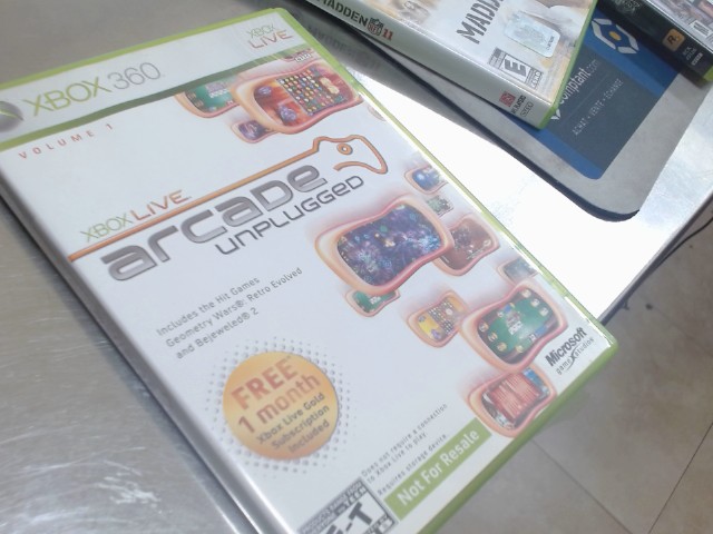 Xbox live arcade unplugged volume 1