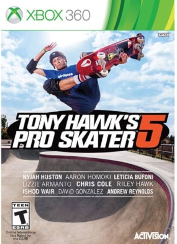 Tony hawks pro skater 5 xbox 360