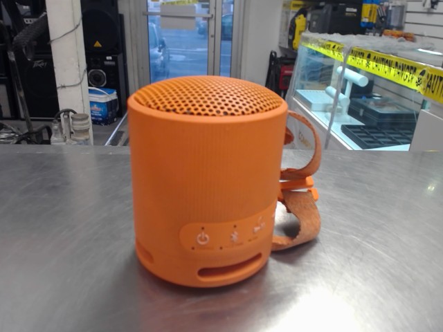 Petit haut parleur orange