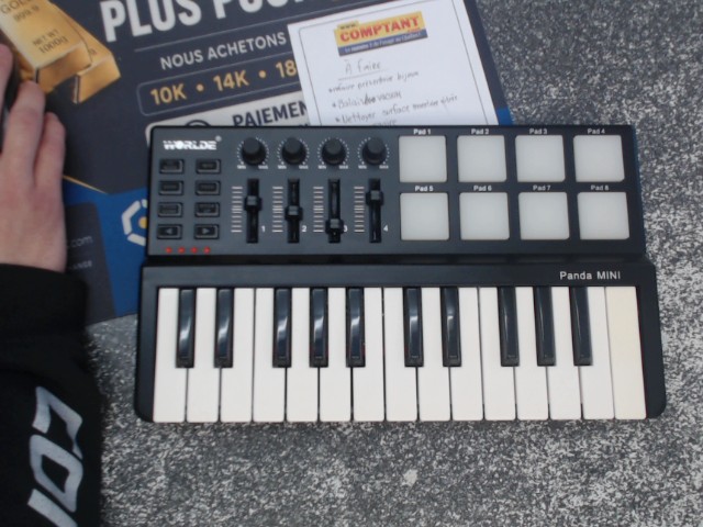25 keys mini keyboard midi