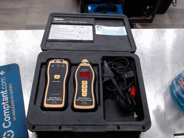 Outils electricien dans case