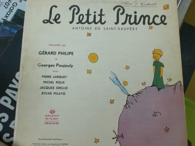 Le petit prince vinyl album