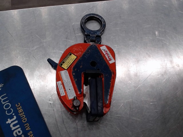 Lifting clamp 0.5t 0-10mm 0-3/8