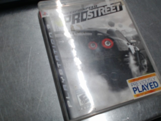 Jeux ps3 need for speed prostreet