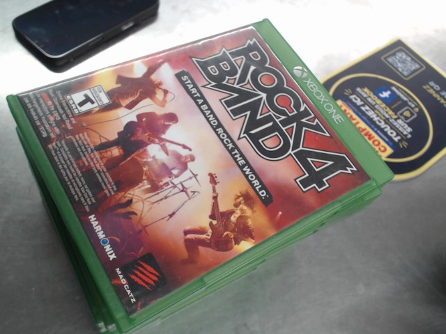 Jeux xbox rock 4 band