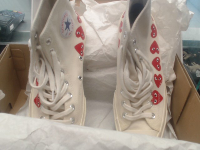 Converse comme des garcons beige
