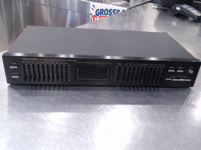 10-band stereo frequency equalizer