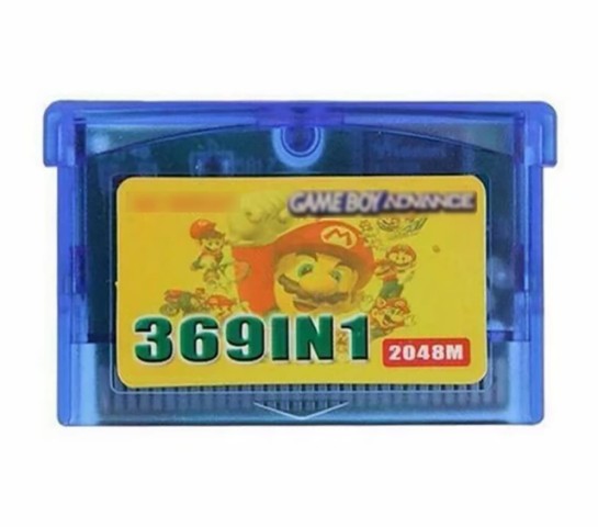 369in 1 gameboy advance card game