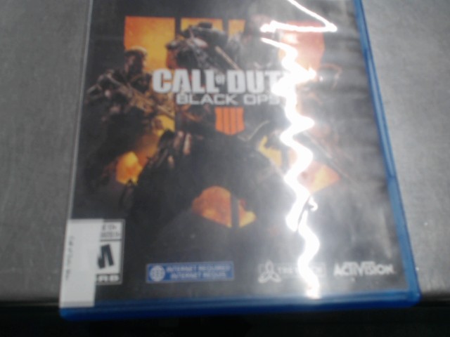 Jeux ps4 call of duty black ops 4