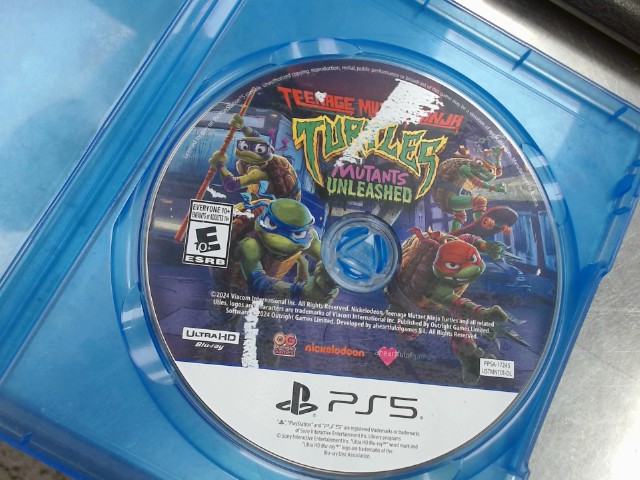 Teenage mutant ninja turtles ps5