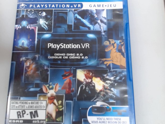Playstation vr disque de demo 2.0