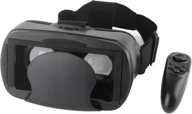 Casque realite virtuel noir