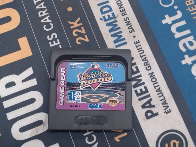 Gamegear world series baseball