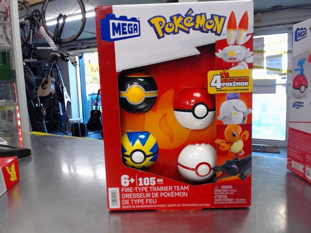 Pokemon pokeballs fire types