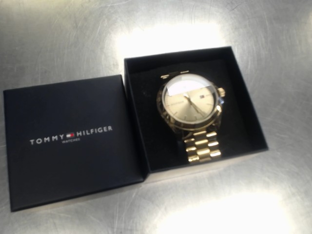 Tommy hilfiger riley gold-tone stainless