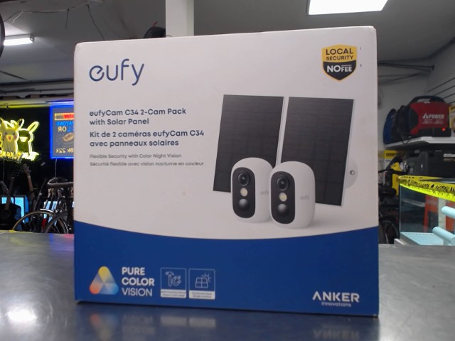 Kit 2 cameras eufy avec panneaux solaire