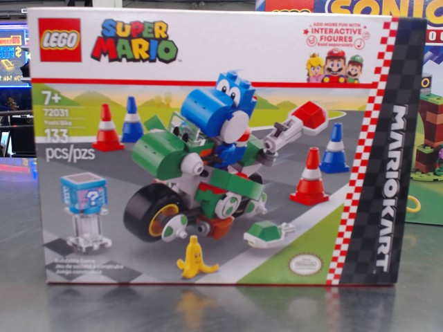 Lego super mario yoshi bike