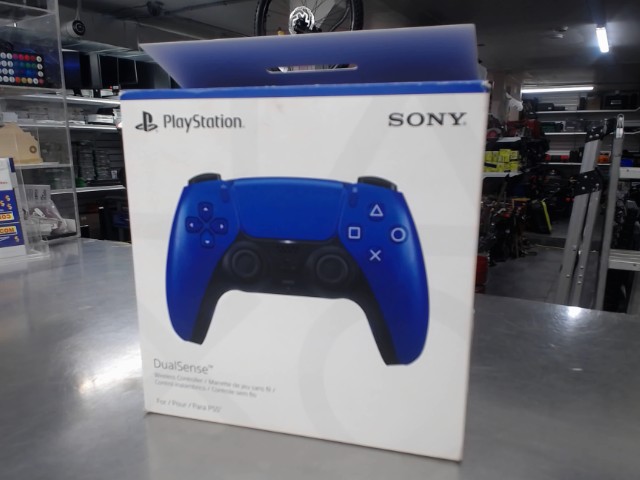 Ps5 remote bleu en boite