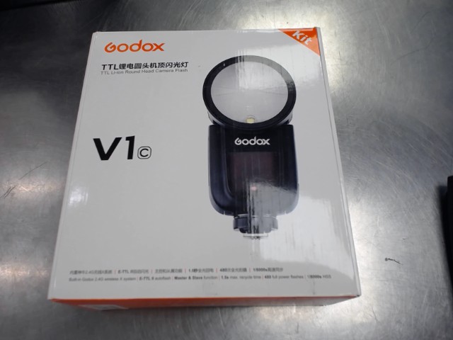 Round head camera flash en boite