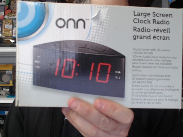 Radio reveil grand ecran