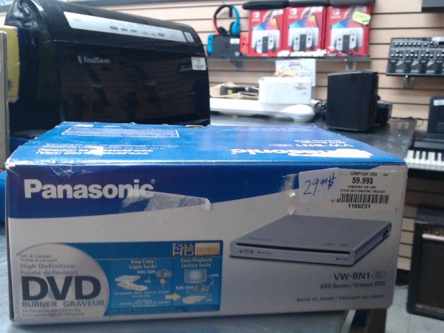 Lecteur dvd panasonic graveur