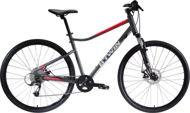 Velo de route gris cartbone