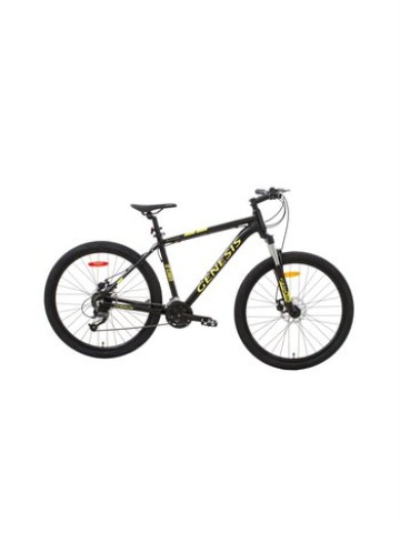 Velo de montagne noire et jaune