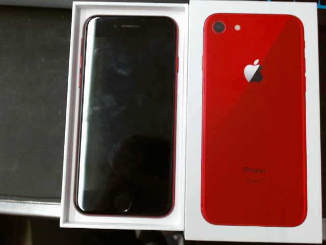 Iphone 8 product red 64gb 78% batterie