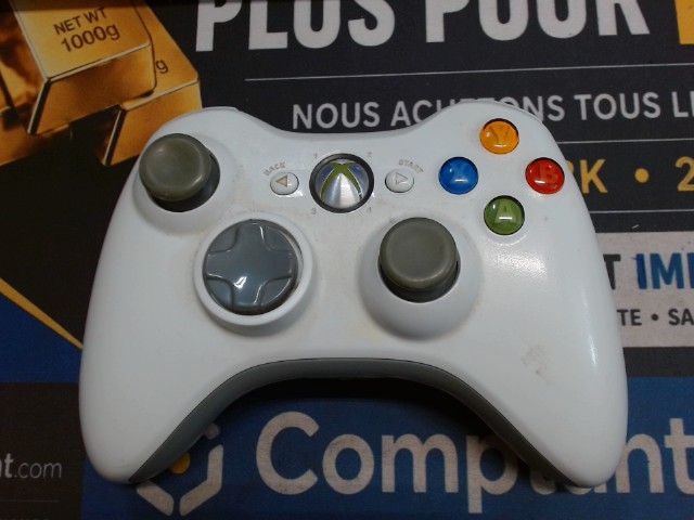 Manette xbox 360 blanche