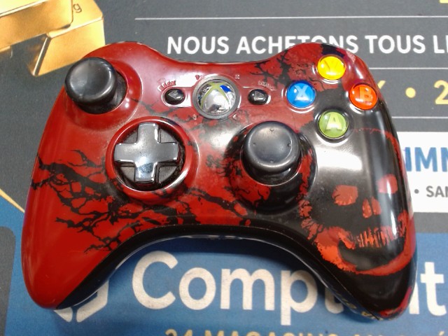 Manette xbox 360 (edition gears of war)