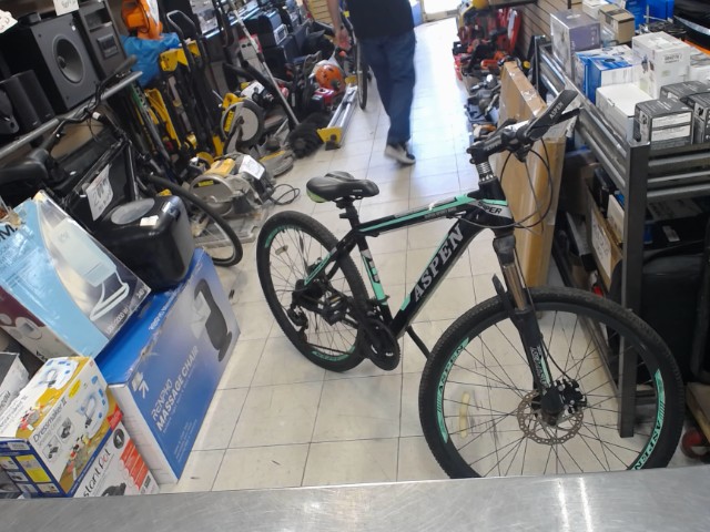 Velo aspen vert et noir