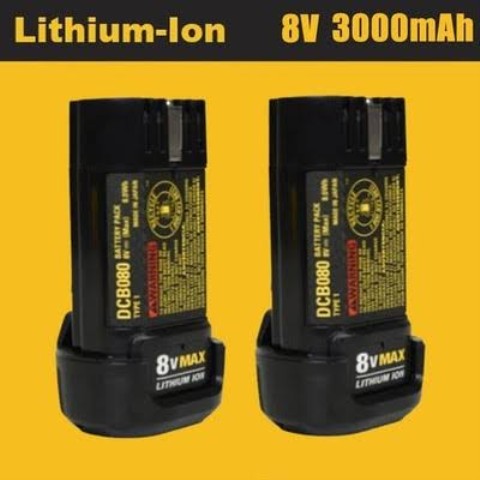 2 batterie dewalt