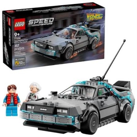 Delorean time machine lego