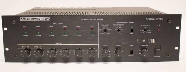 Mixer ampli noir